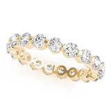 14K Yellow Gold 5/8 ct Diamond Wedding Band