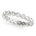 Multi-Diamond 14K Gold Wedding Ring