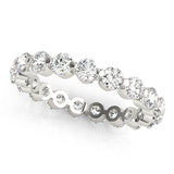 Multi-Diamond 14K Gold Wedding Ring