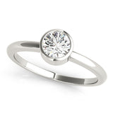 0.5 CT Round Diamond Solitaire Engagement Ring