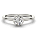0.5 CT Round Diamond Solitaire Engagement Ring
