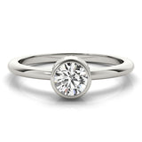 0.5 CT Round Diamond Solitaire Engagement Ring