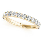 14K Yellow Gold 1 CT Diamond Wedding Band