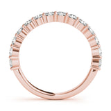 14K Rose Gold Diamond Wedding Ring