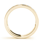 14K Yellow Gold 1 CT Diamond Wedding Band