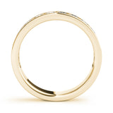 14K Yellow Gold 1 CT Diamond Wedding Band