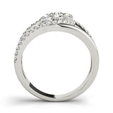 Multi-Diamond Fashion Ring in Premium Metal