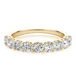 18K Yellow Gold Multi-Diamond Wedding Band