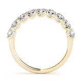 18K Yellow Gold Multi-Diamond Wedding Band