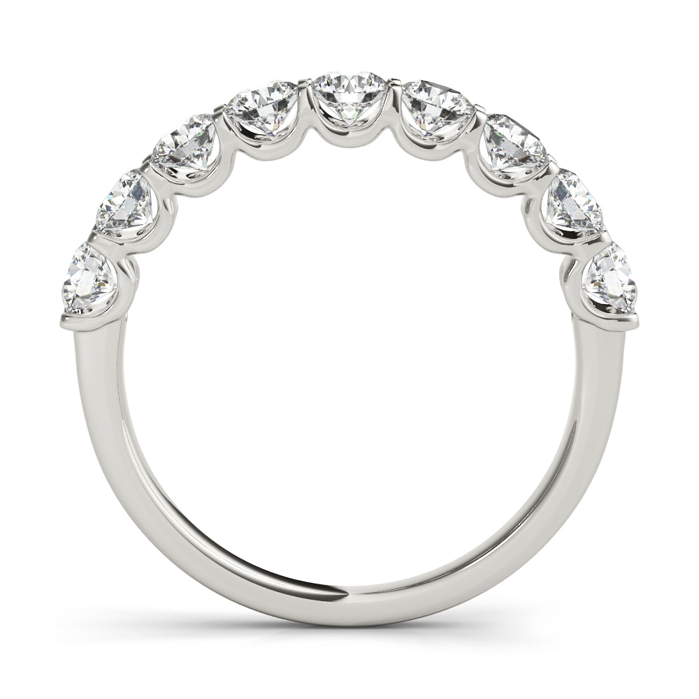 9-Diamond Round Wedding Ring