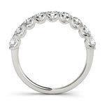 9-Diamond Round Wedding Ring