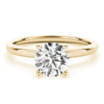 18K Yellow Gold 1 CT Diamond Engagement Ring
