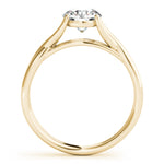 14K Yellow Gold 1ct Diamond Engagement Solitaire Ring