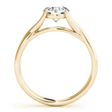 14K Yellow Gold 1ct Diamond Engagement Solitaire Ring