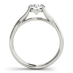 1.0 CT Round Diamond Solitaire Engagement Ring