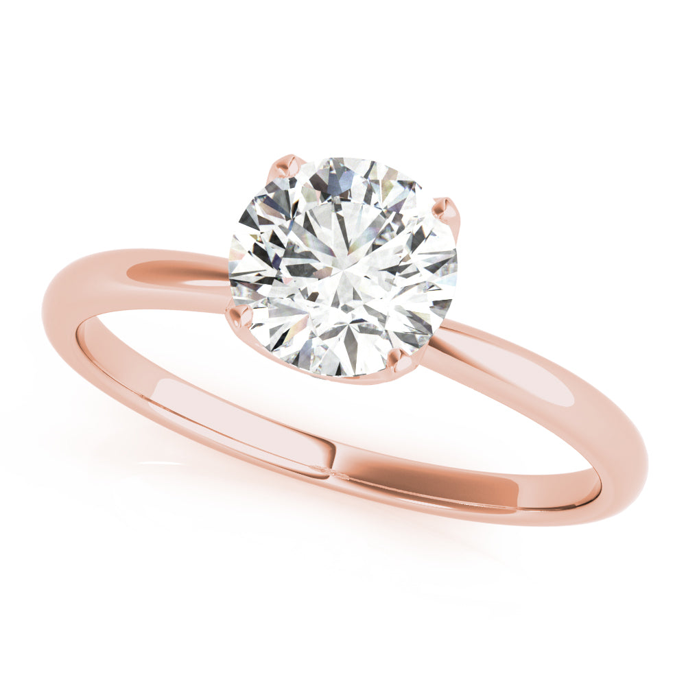 14K Rose Gold 1.25 ctw Diamond Engagement Ring