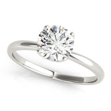 1 CT Round Diamond Solitaire Engagement Ring