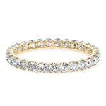 18K Yellow Gold Multi-Diamond Wedding Band