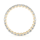 18K Yellow Gold Multi-Diamond Wedding Band