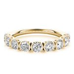 14K Yellow Gold 0.75ctw Round Diamond Wedding Band