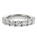 9-Diamond Round Wedding Ring