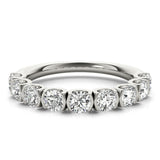 9-Diamond Round Wedding Ring