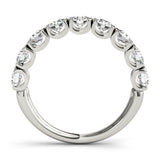 9-Diamond Round Wedding Ring