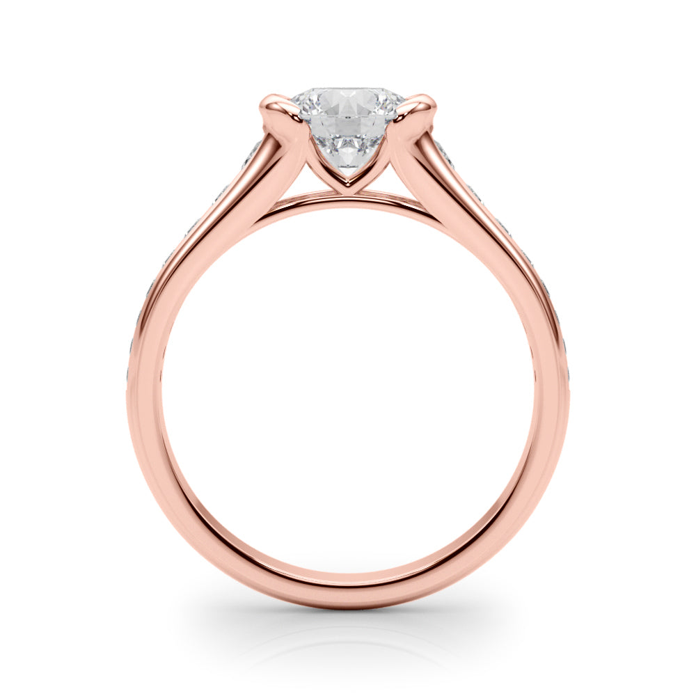 14K Rose Gold 1.33ctw Diamond Engagement Ring