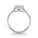 Round Diamond Single Row Engagement Ring