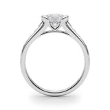 Round Diamond Single Row Engagement Ring