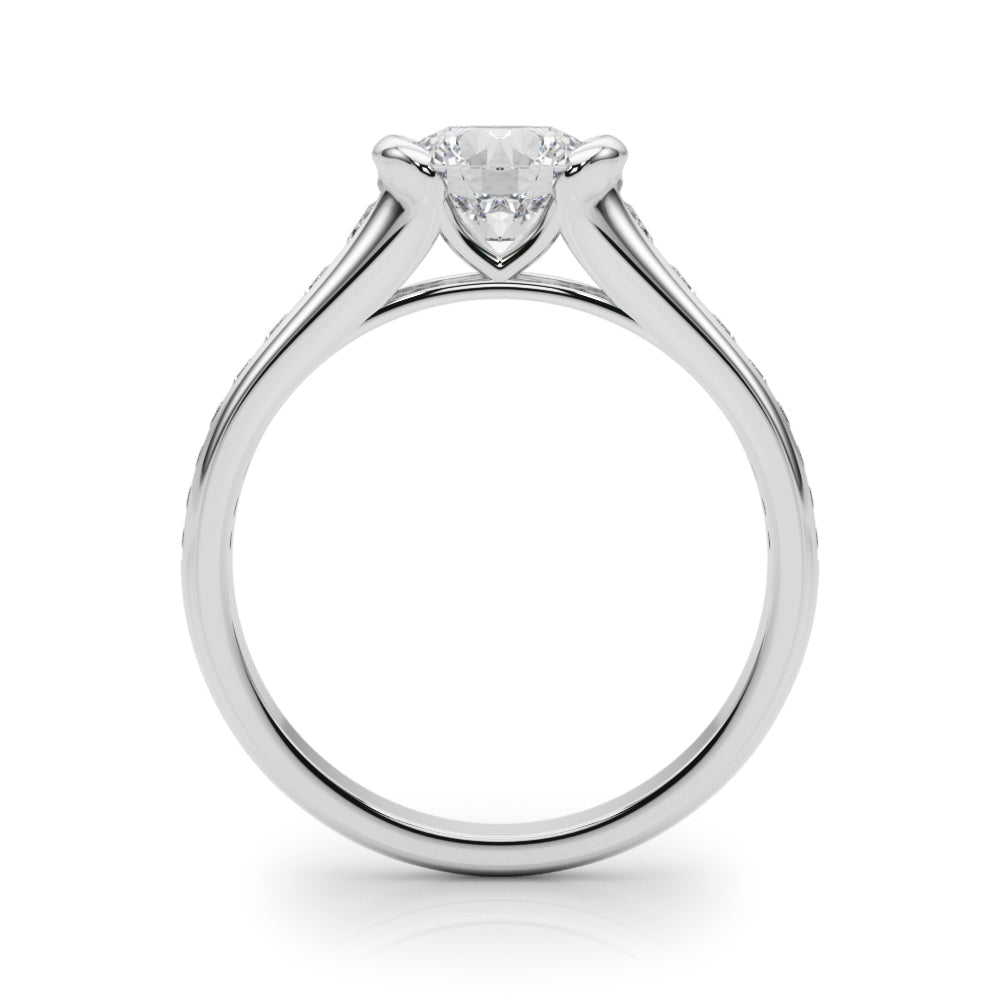 Platinum 1.33ctw Round Diamond Engagement Ring