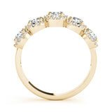 14K Yellow Gold 1.5 ctw Multi-Diamond Wedding Band
