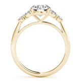 14K Yellow Gold Diamond Engagement Ring 1.33ctw
