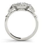 Premium Round Diamond Halo Engagement Ring