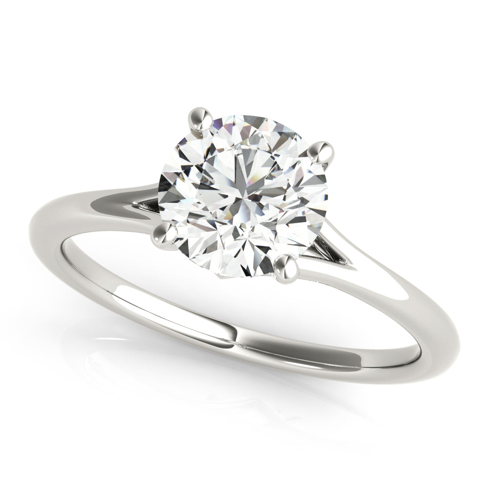 1.0 CT Round Diamond Solitaire Engagement Ring