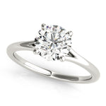 1.0 CT Round Diamond Solitaire Engagement Ring