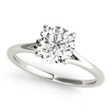 1.0 CT Round Diamond Solitaire Engagement Ring