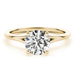 18K Yellow Gold 1ct Diamond Solitaire Engagement Ring