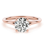 14K Rose Gold 1 CT Diamond Engagement Ring
