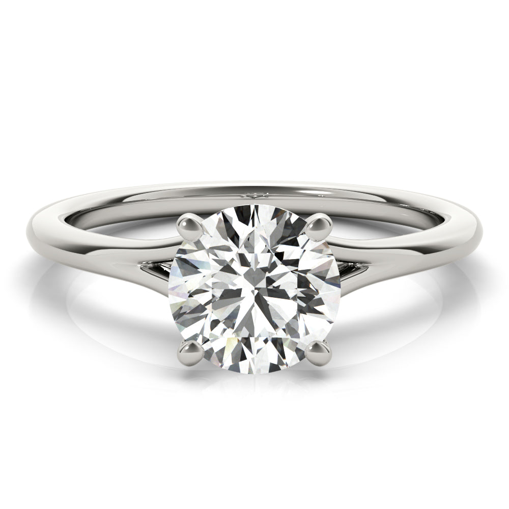 1.0 CT Round Diamond Solitaire Engagement Ring