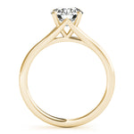 18K Yellow Gold 1ct Diamond Solitaire Engagement Ring