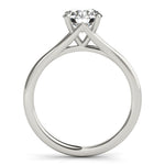 1.0 CT Round Diamond Solitaire Engagement Ring