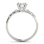 14K Gold Round Diamond Engagement Ring