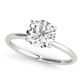 Round Diamond Halo Engagement Ring