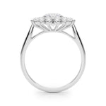 Round Diamond Halo Engagement Ring in Premium Setting