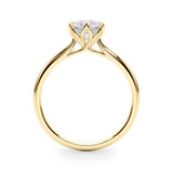 14K Yellow Gold 1ct Diamond Solitaire Engagement Ring
