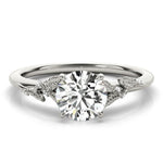 Round Diamond 1 CT Solitaire Engagement Ring