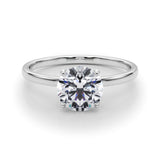 1.0 CT Round Diamond Solitaire Engagement Ring