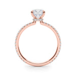 18K Rose Gold 1.33ctw Round Diamond Engagement Ring