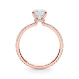 18K Rose Gold 1.33ctw Round Diamond Engagement Ring